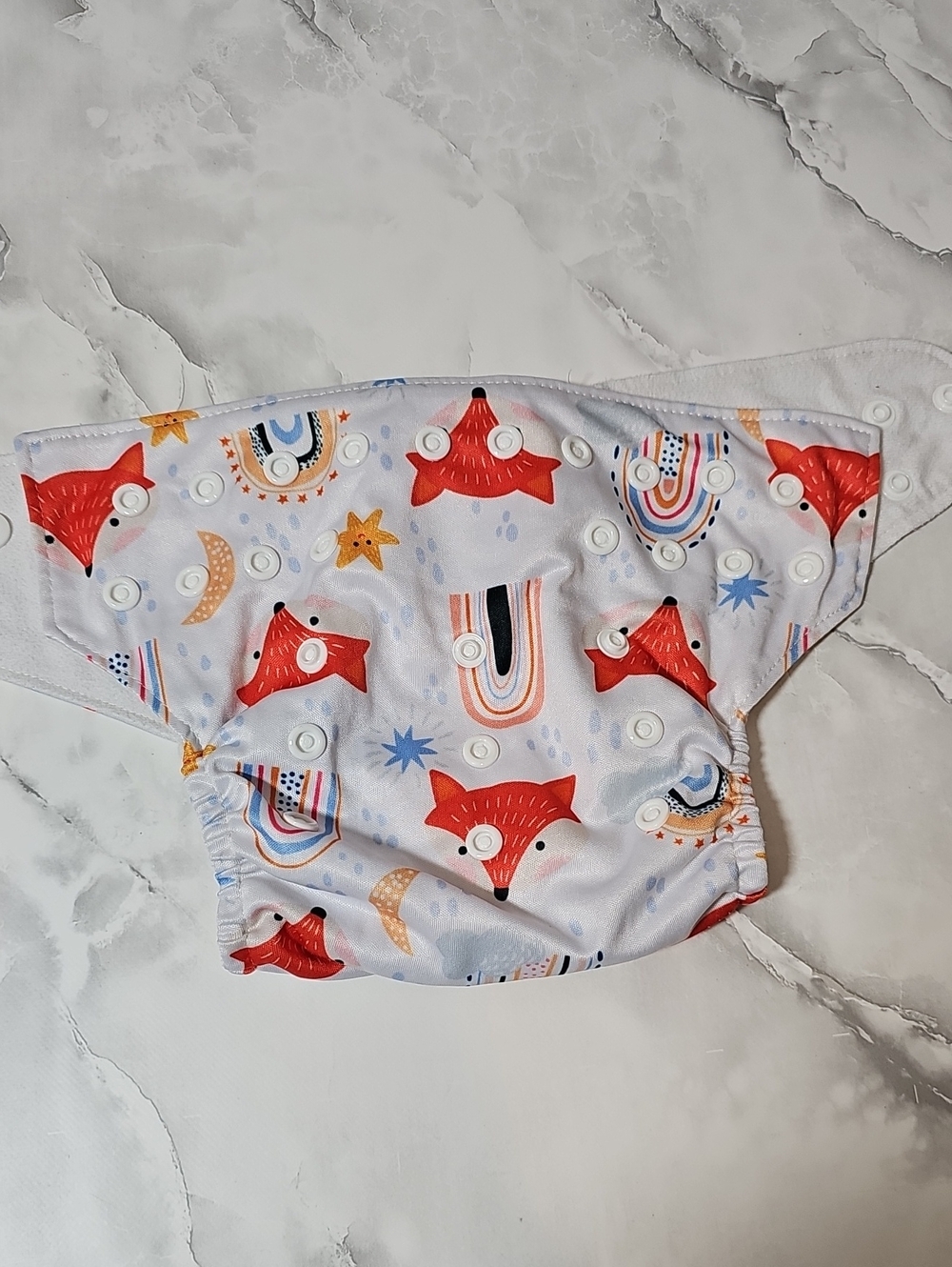 Reusable Pocket Cloth Diaper Adjustable Snaps